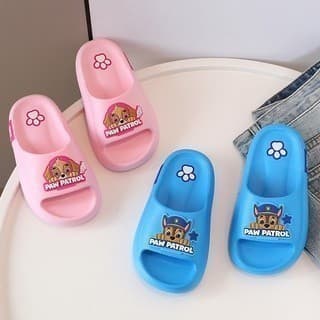 Chinelo slide nuvem infantil unissex personagem patrulha canina ortopédico