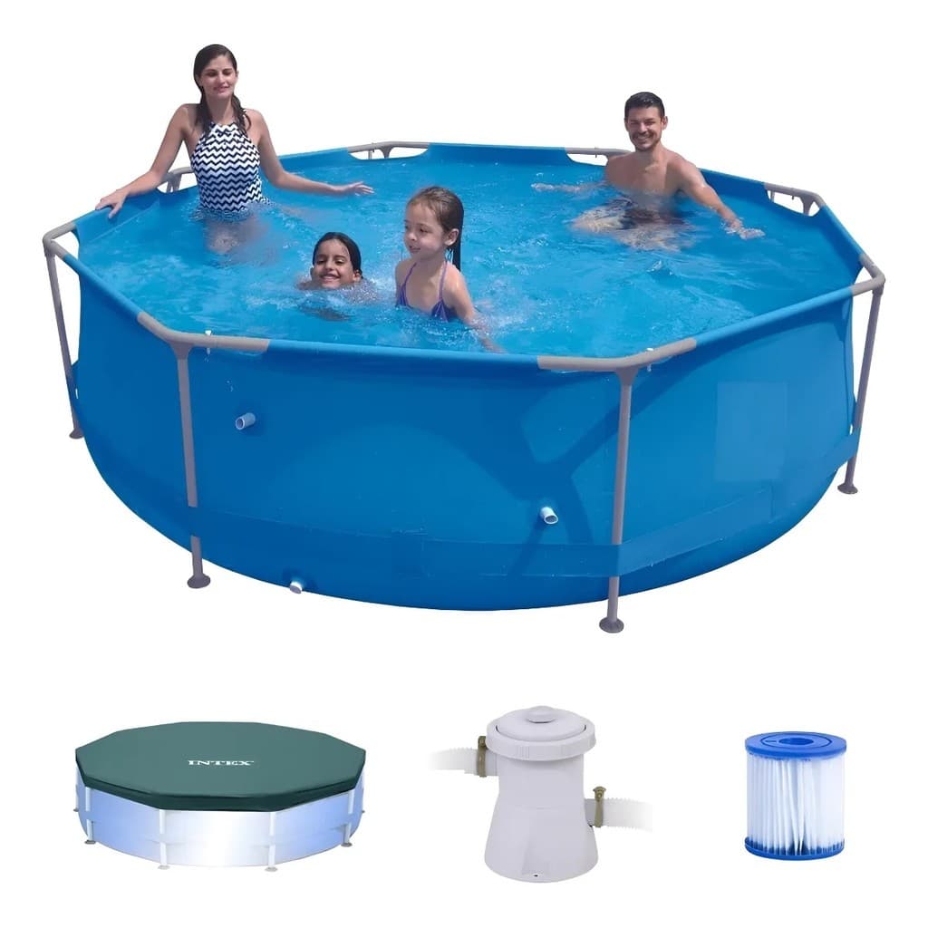 Piscina Sunfit 5000 Litros com Bomba Filtro 110v e CAPA ( 4800 Litros )