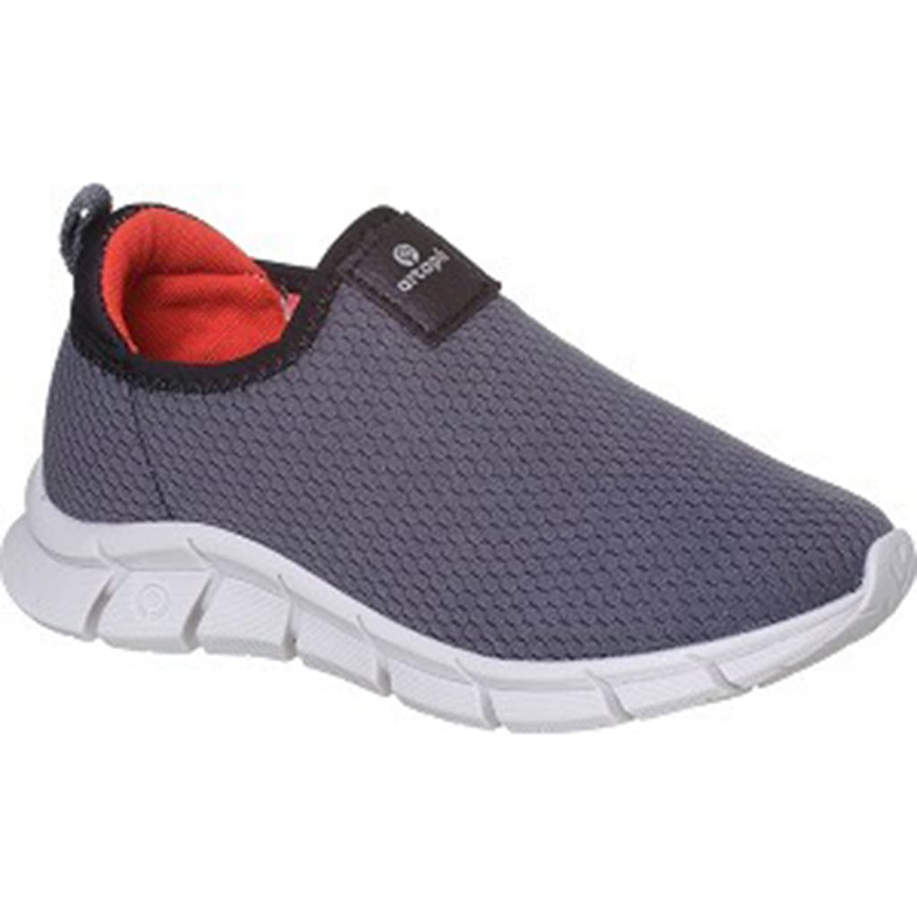 Tênis Infantil Ortopé Flex Run Calce Fácil Preto Azul Grafite Rosa Lilás Unissex Juvenil