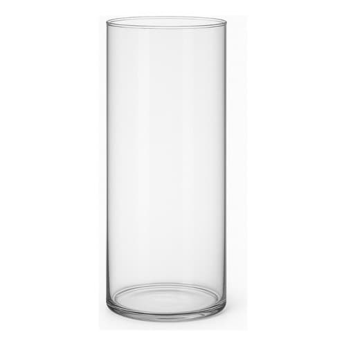 VASO VIDRO CILINDRO LISO PREMIUM 15X50CM TRANSPARENTE