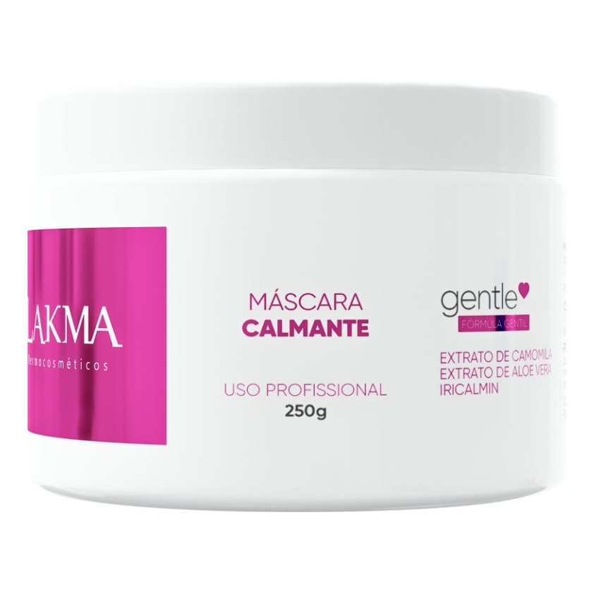 LAKMA MÁSCARA CALMANTE 250G PÓS LIMPEZA PEELING PROFISSIONAL FACIAL