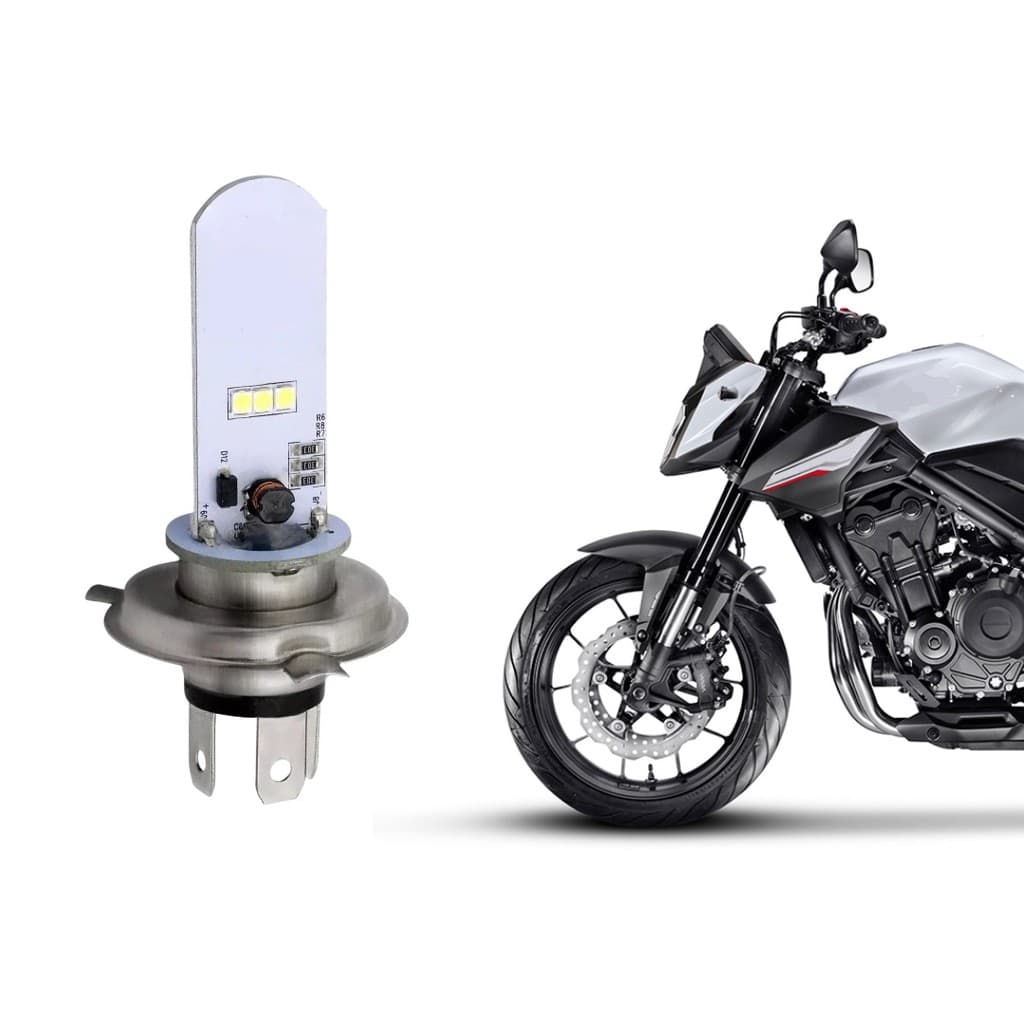 Lâmpada Farol Super Led Moto Honda Hornet H4 6500K