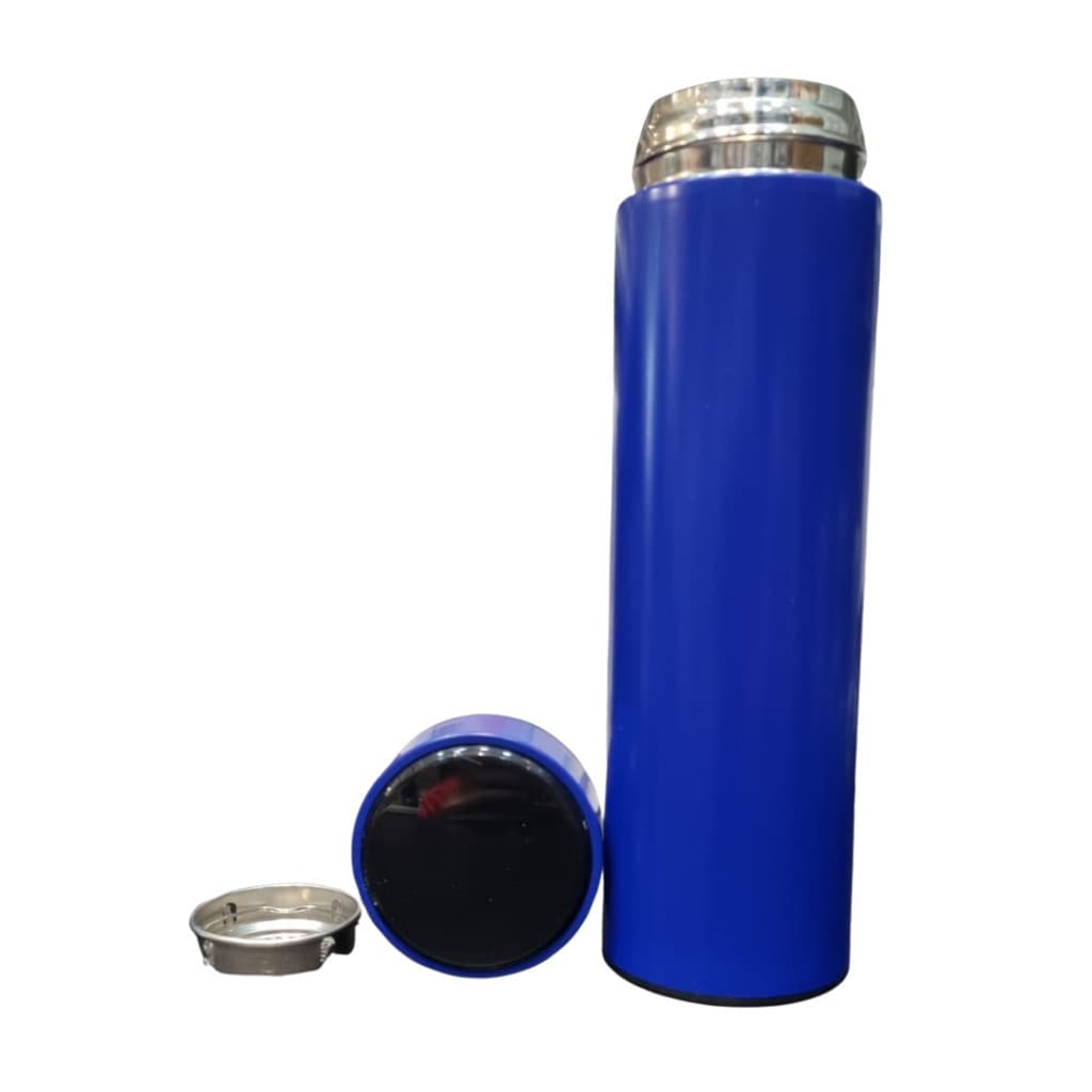 Normal - Garrafa Térmica com LED e Termômetro (500ml) - Azul