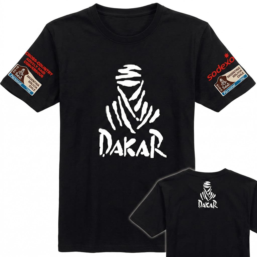 Camiseta Dakar Rally Estilo Racing Off Road  Estampa Automotiva