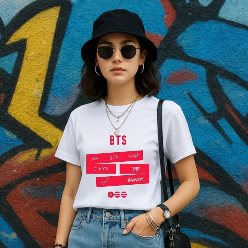 T-SHIRT ARIRANG BTS CAMISETA FEMININA JHOPE JUNGKOOK JIMIN TAEHYUNG RM JIN SUGA