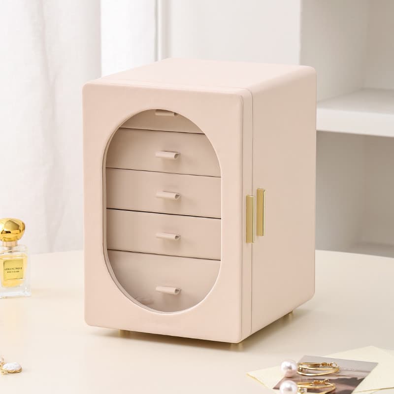 2026 novo estilo High-End requintado caixa de armazenamento de jóias de grande capacidade colar de armazenamento present