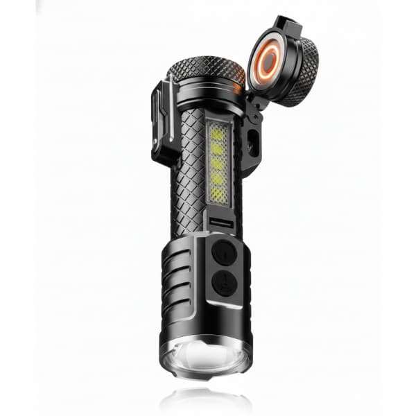 Lanterna LED com Acendedor Elétrico Integrado 14500mAh para Atividades Externas Modelo Wassay