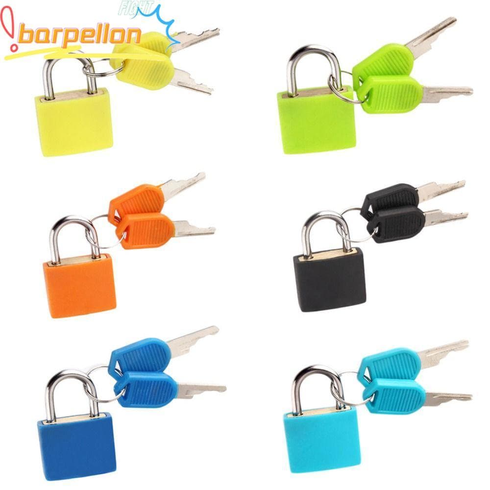BARPELLON 23mm Mala Cadeado Colorido Dormitório Eletrodomésticos Pequeno Mini Com 2 Chaves