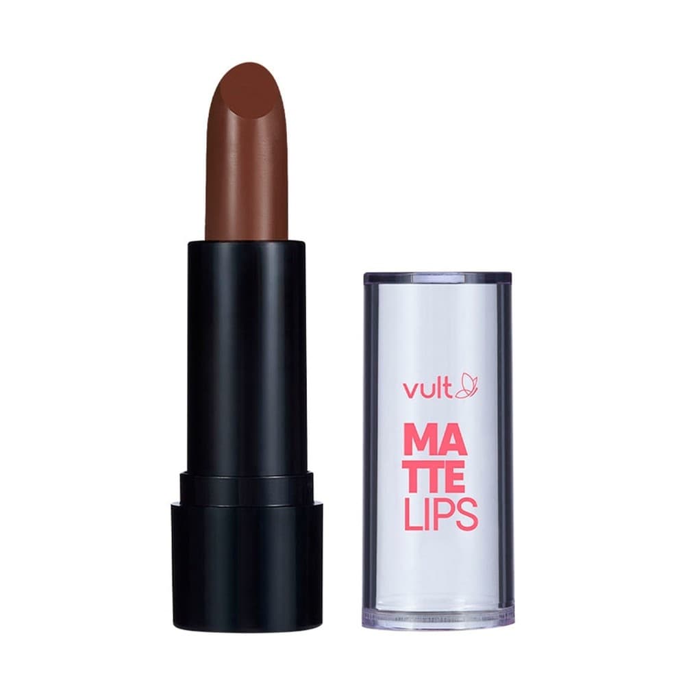 Vult Matte Lips Batom Marrom Chocolate 3,8g
