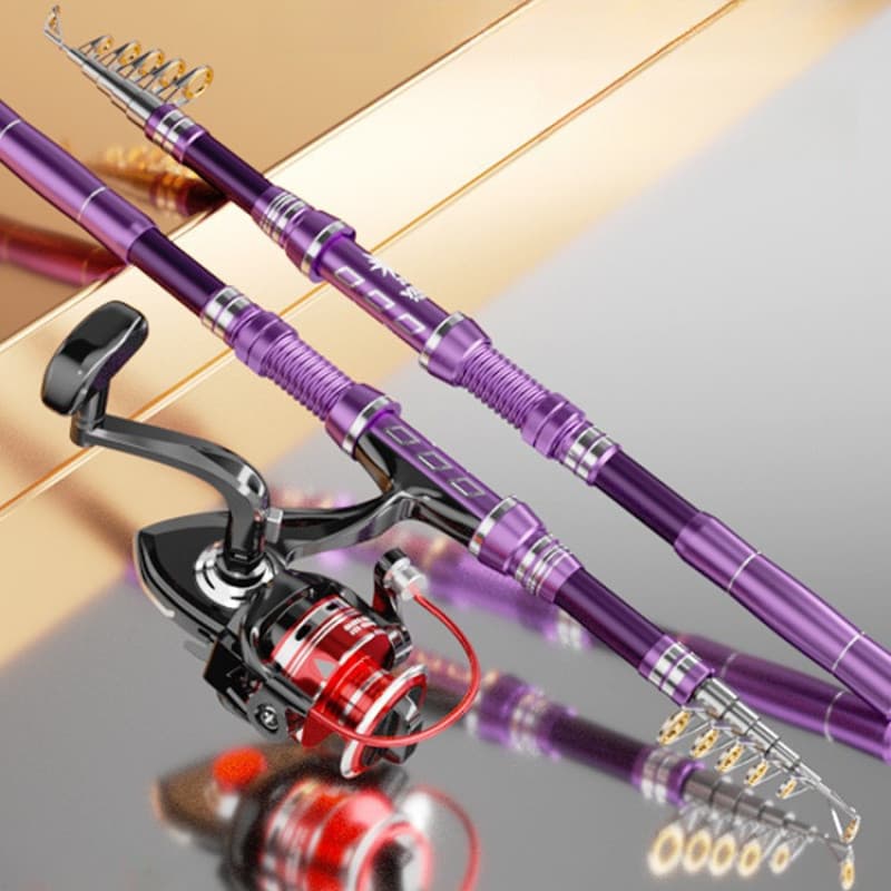 Vara De Pesca Ultra Curta , Mini Arremesso De Carbono , Dura , Longo Alcance , Conjunto De Mar , Isca , Giratória