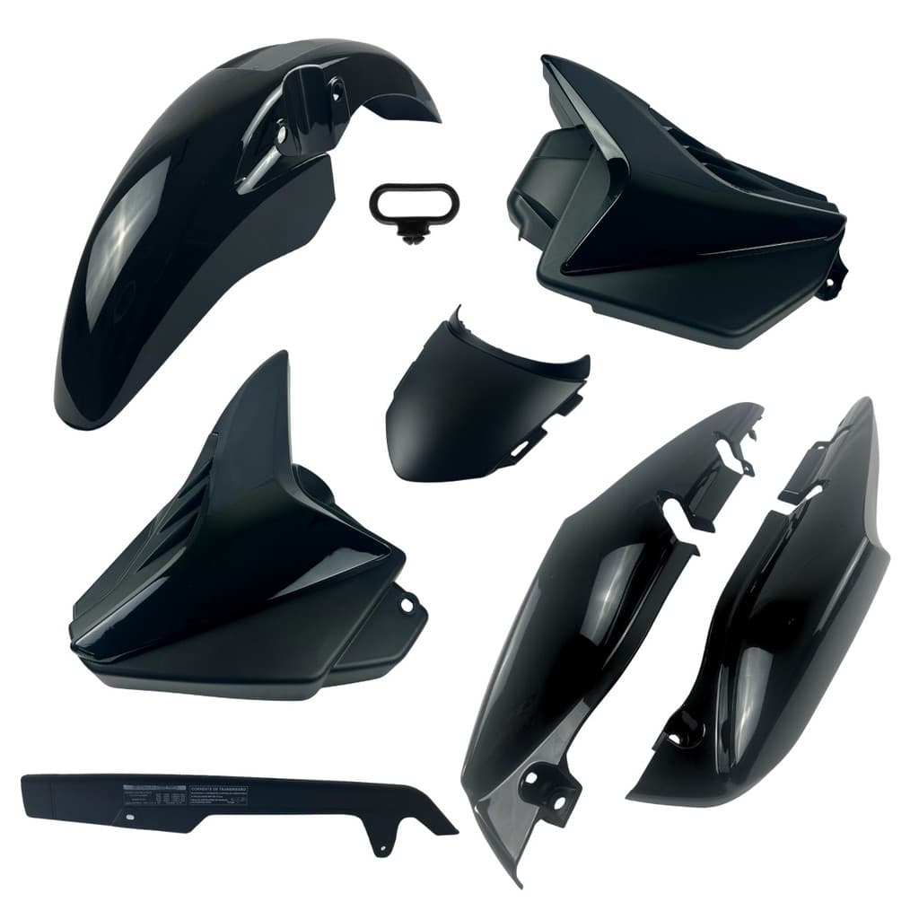 KIT CARENAGEM PORTA CORRENTE E GUIA FAN 150 / TITAN 150 / MIX - 2009 A 2013