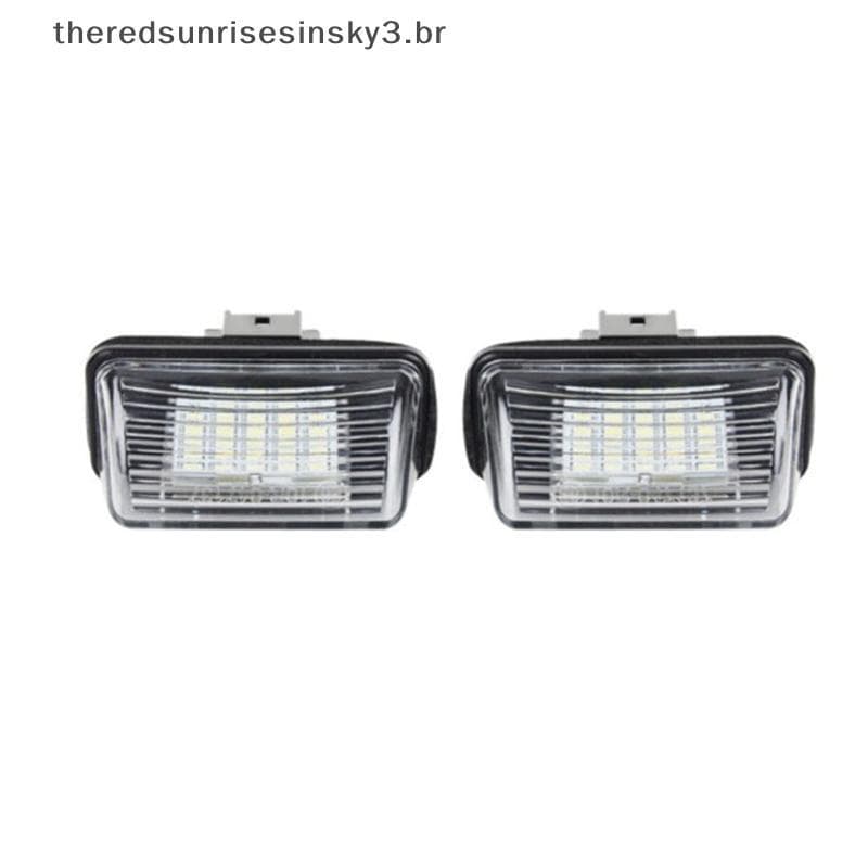 Luz De Matrícula TSBR 12V/18LED Para Peugeot 206/207/307/308 Citroen C3-C6 .