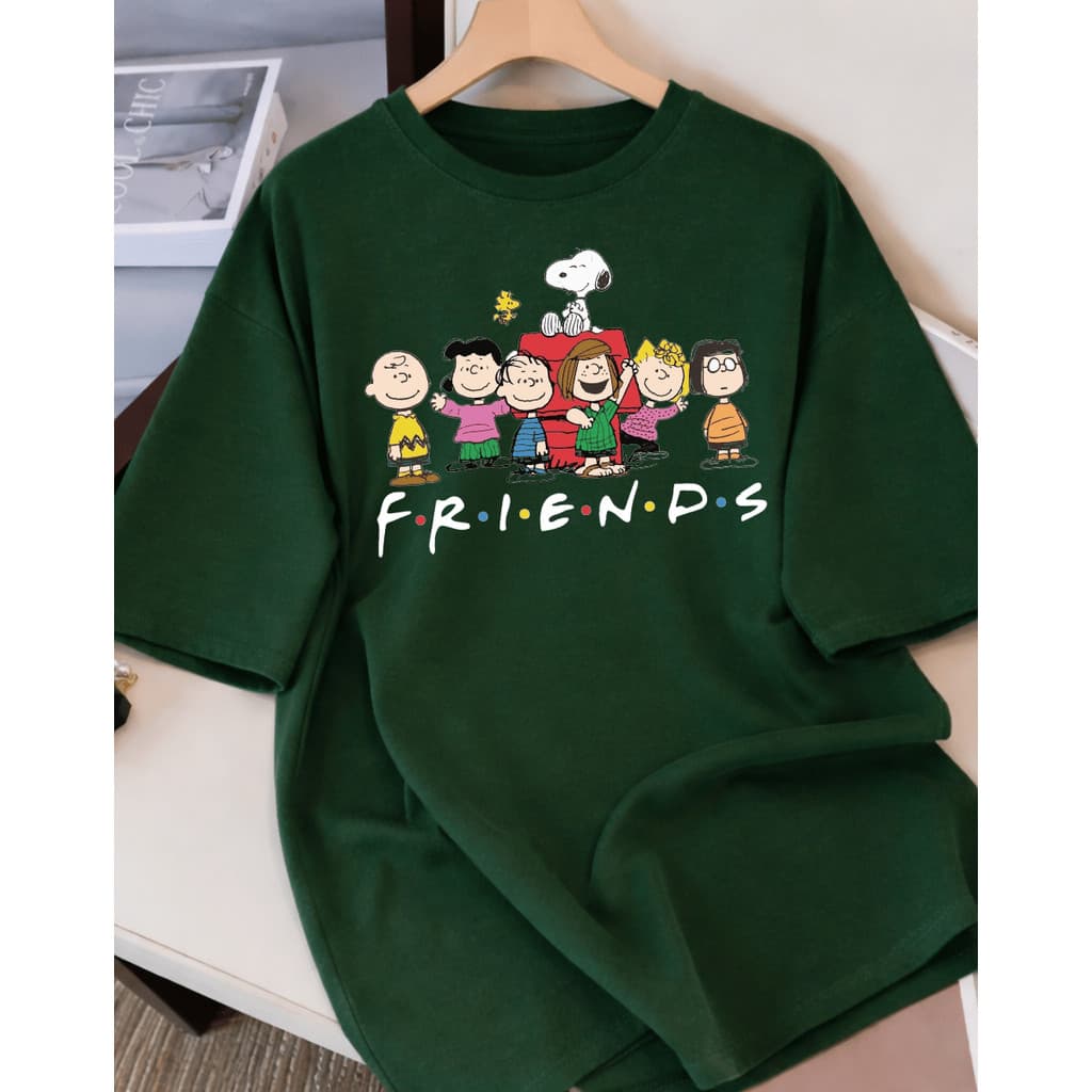 Camisa Blusa Camiseta T-shirt Snoop Friends Linda Feminina 100% Algodão Confortável Verão