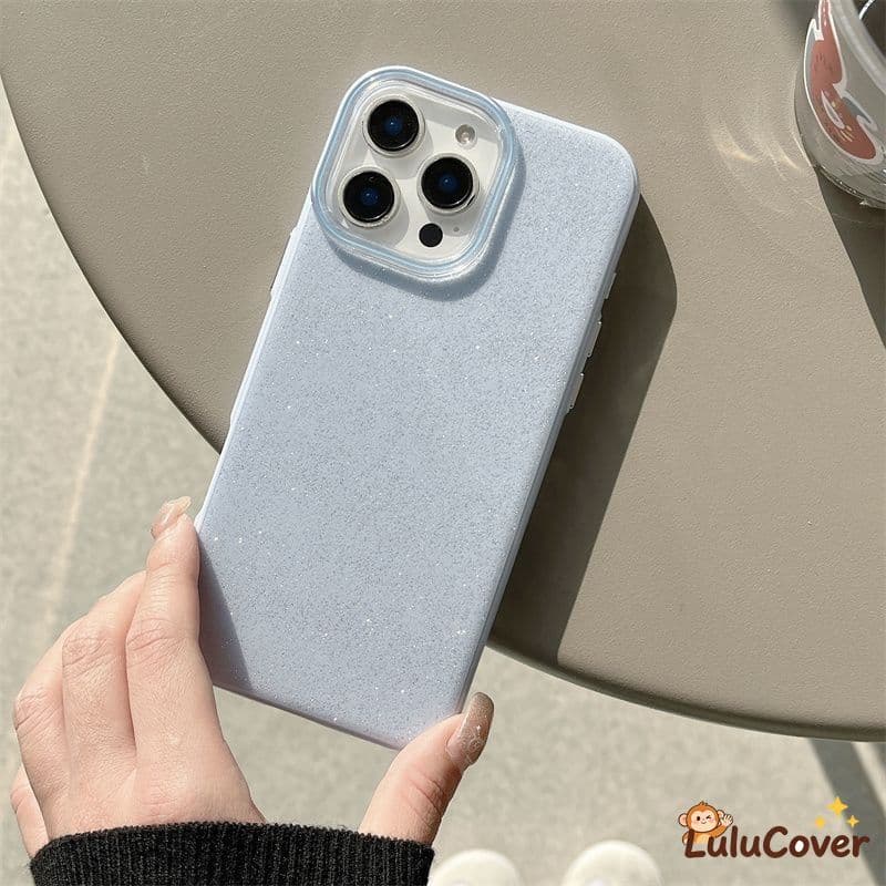 Capa De Cor Sólida Com Glitter Coreano Para Realme Note 70 70T 60 60X 50 V70S V60 Pro V50S C21Y C20A C15 C12 C11 C3 C2 P