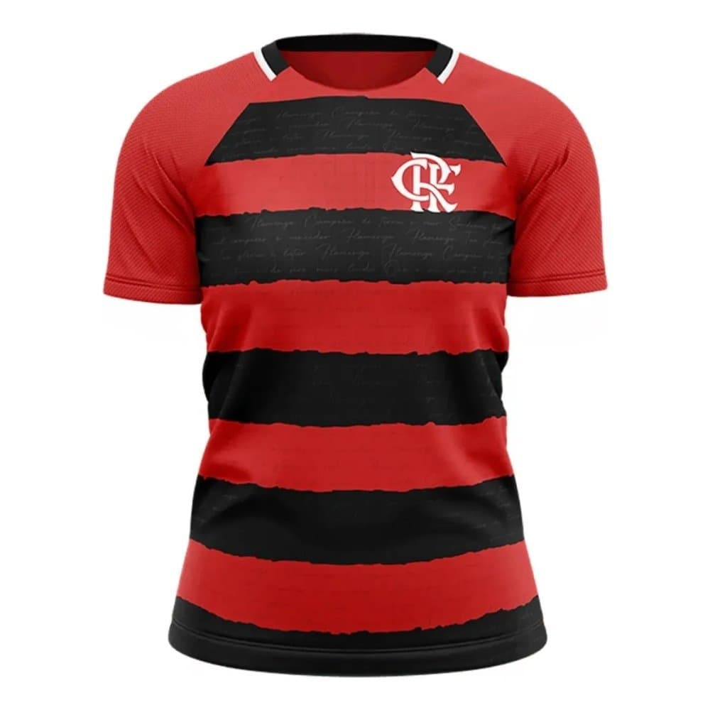 Camiseta Flamengo Manto Raglan86 Feminina