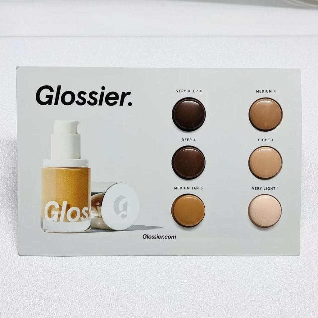 Now Glossier Stretch Fluid Novo Estilo Base Líquida Elástica 6 Cores Teste Cartão de Cor Hidratante Corretivo Nutritivo
