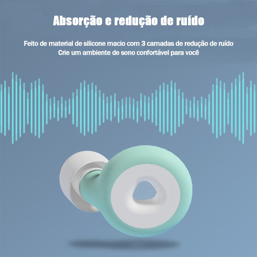 Tampões De Ouvido Avançados Com Redução De Ruído-Proteção Ultramacia De Silicone Para Dormir