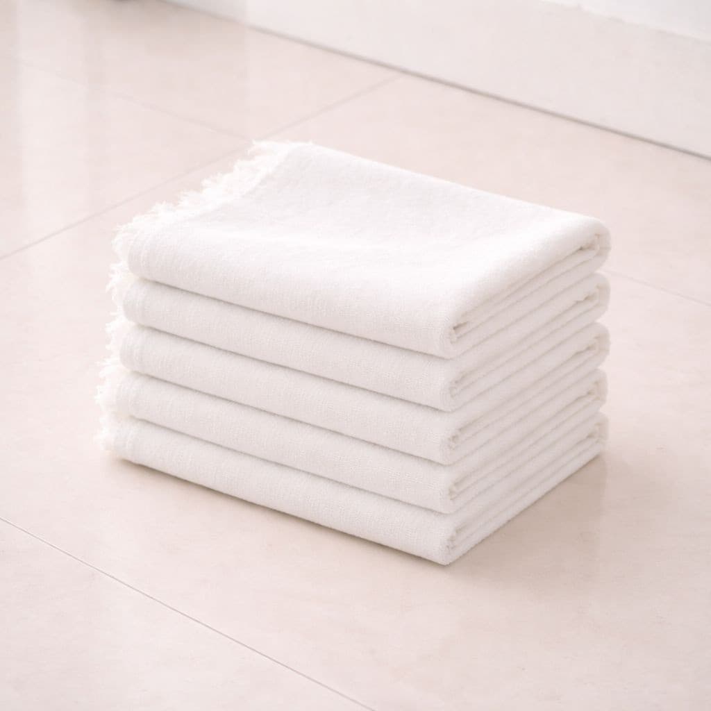 Kit Pano De Chão Grande Xadrez e Branco Tamanho 70x40 Saco Duplo Pano de Limpeza Algodão