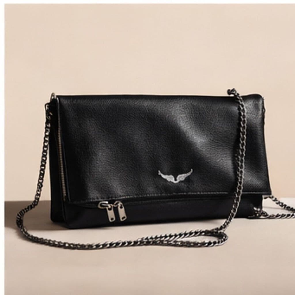 Bolsa Pequena Elegante TikTok Viral Com Duas Correntes Compacta Luxo Feminina