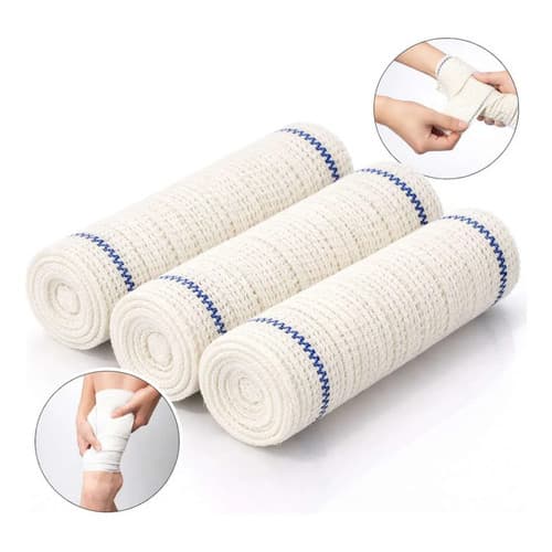 05 Atadura Crepe 15cm X 1,8 Mts - Polar Fix Unica