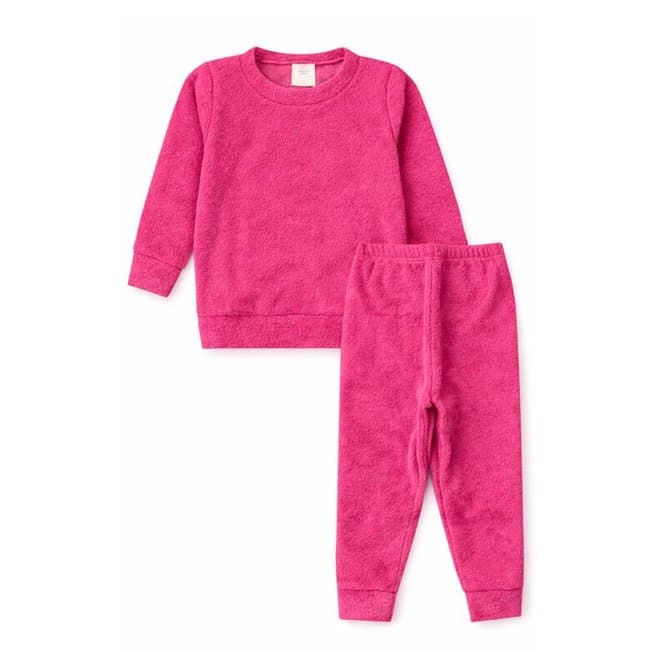 Conjunto Plush Boucle - Pink Escuro