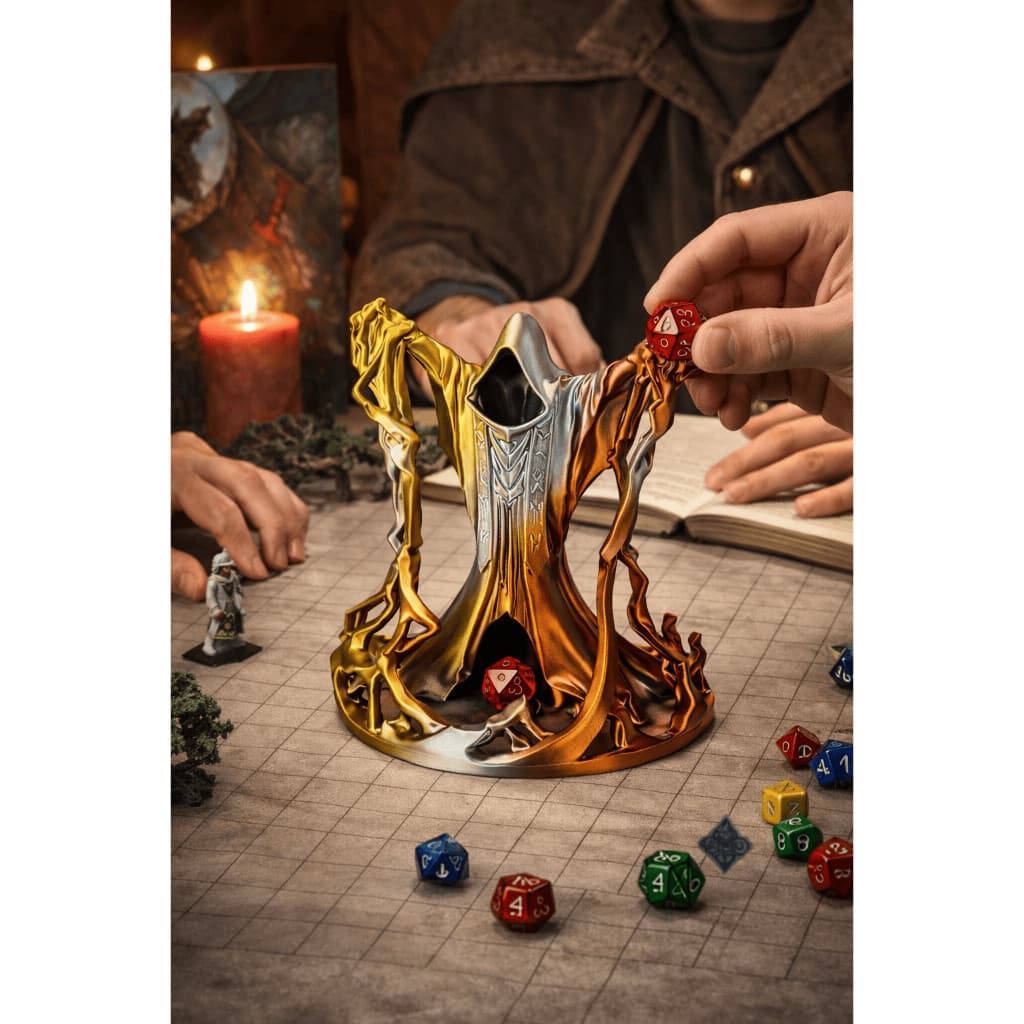 Torre de Dados RPG O Mago | Dice Tower D&D RPG de Mesa