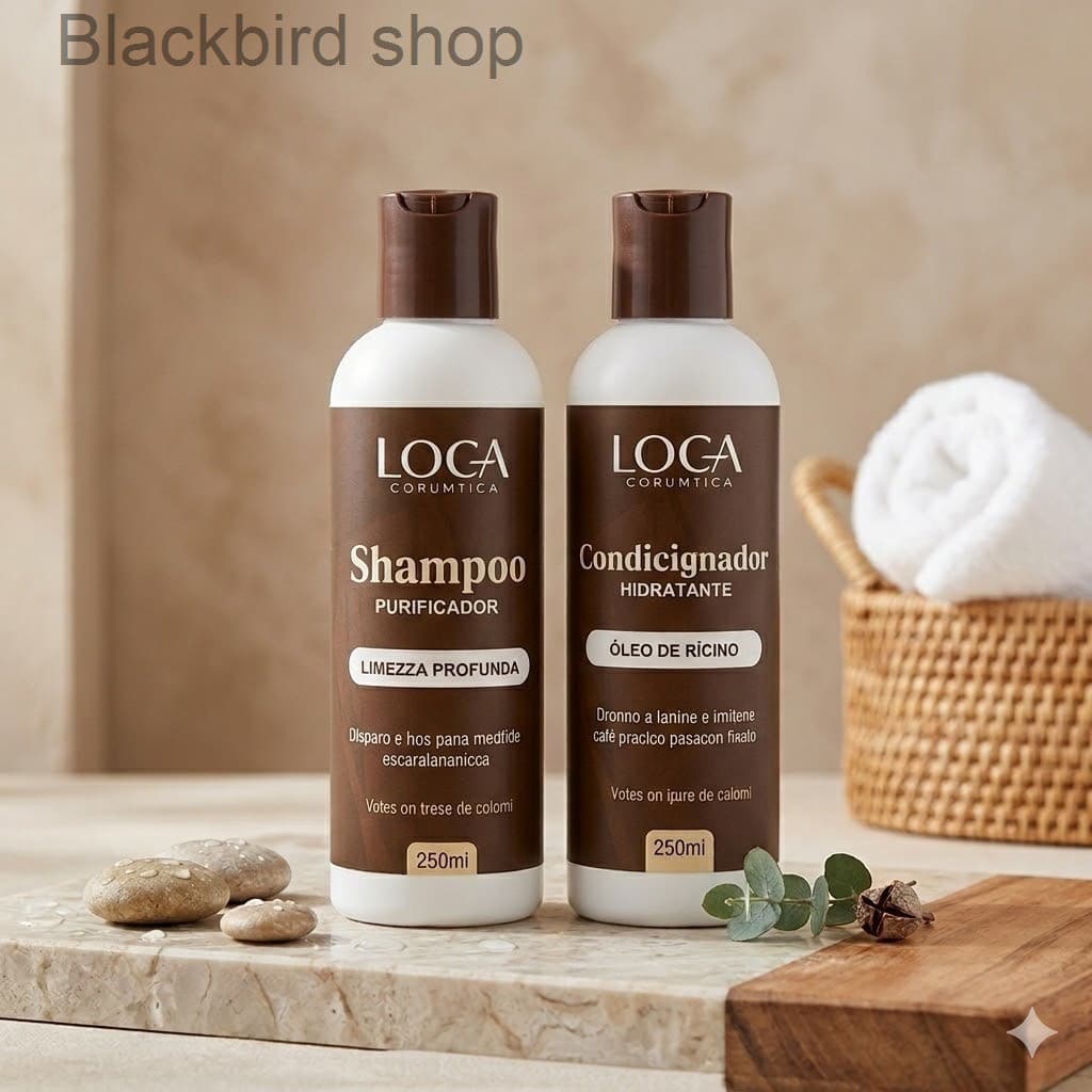 Kit Loca Cosmetics Shampoo Purificador + Condicionador Hidratante 250mlN4P8