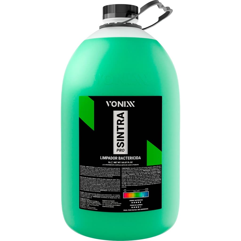 Produto Para Limpar Por Dentro Carro Sintra Pro Vonixx 5l
