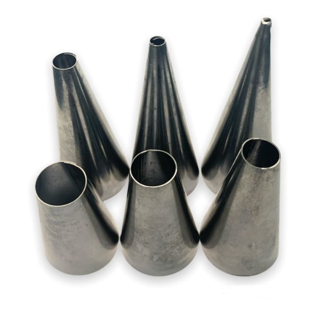 Kit Bico Liso Perlé - 6 Peças Confeitar