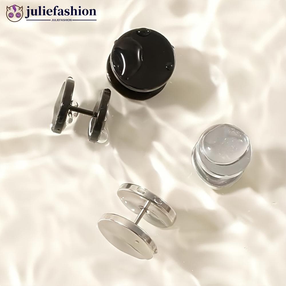 JULIEFASHION 4 Peças Botão Espiral De Aço Inoxidável Fivela Sem Costura Clipe Botões De Fixação Fixador Para Roupas DIY