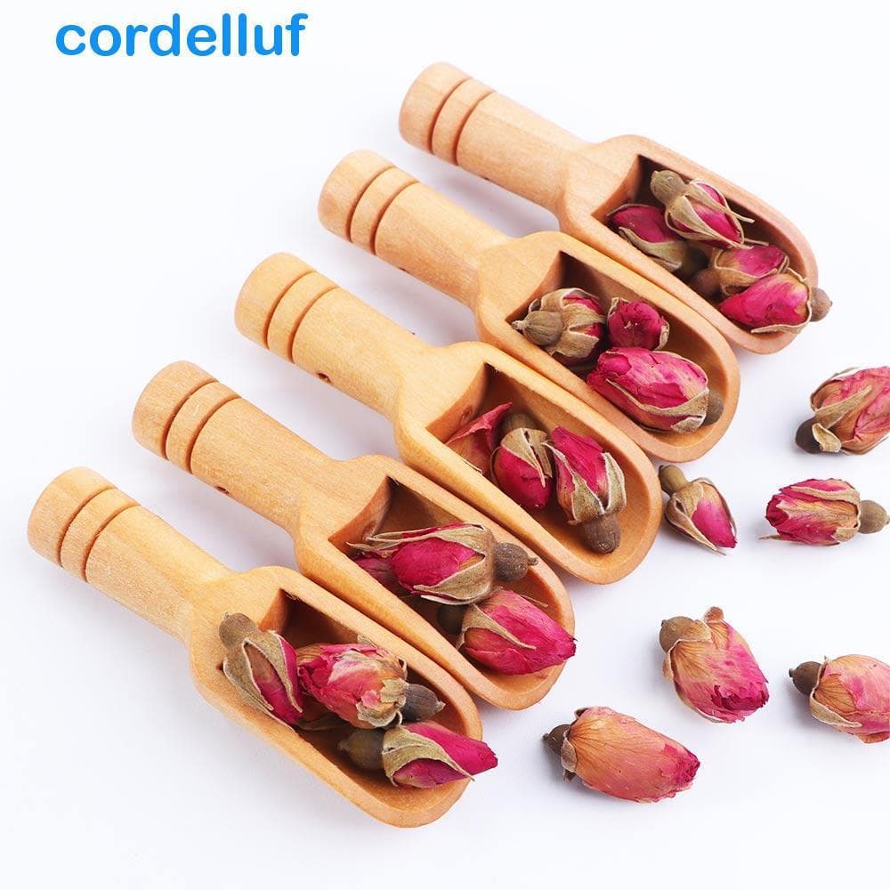 CORDELLUF Colher De Sal De Banho Alça Redonda Utensílios De Cozinha De Mel Para Especiarias Feijão Farinha De Arroz Açúc