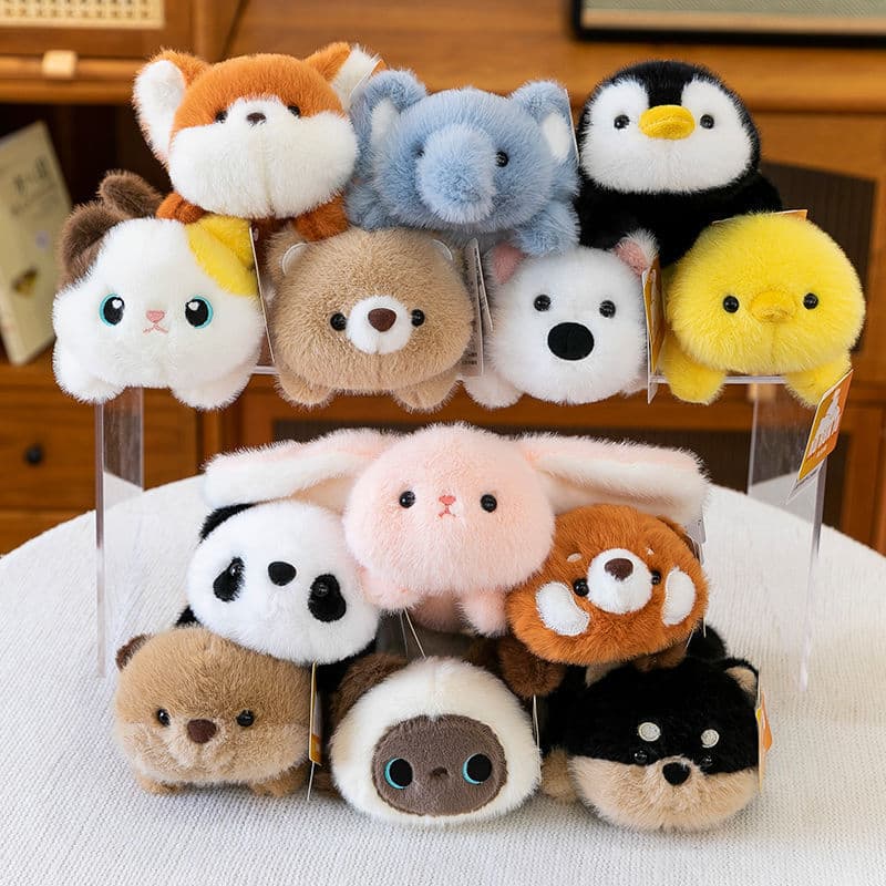 [Fofo animal de estimação cura pitada bonito acompanhando boneca quente] Boneca de palma fofa brinquedo de pelúcia bonec