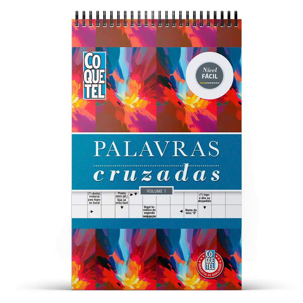 Livro Coquetel Espiral Palavras Cruzadas Vol. 01: Nível Fácil comece sua leitura hoje