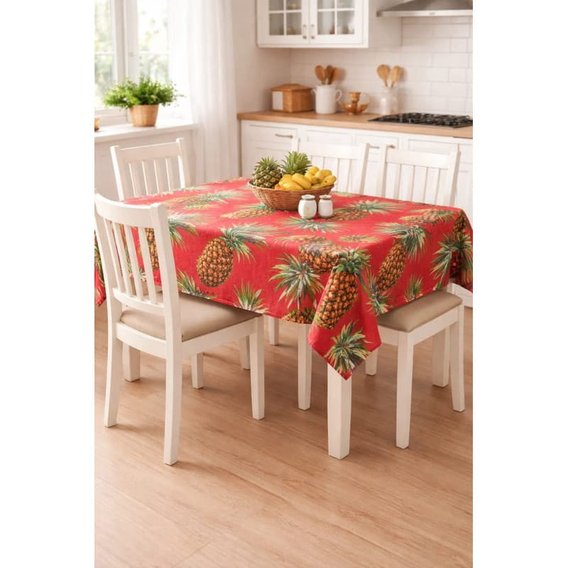 Toalha de Mesa 4 e 6 Lugares Retangular | Toalha Decorativa para Mesa de Jantar - VARIAS ESTAMPAS
