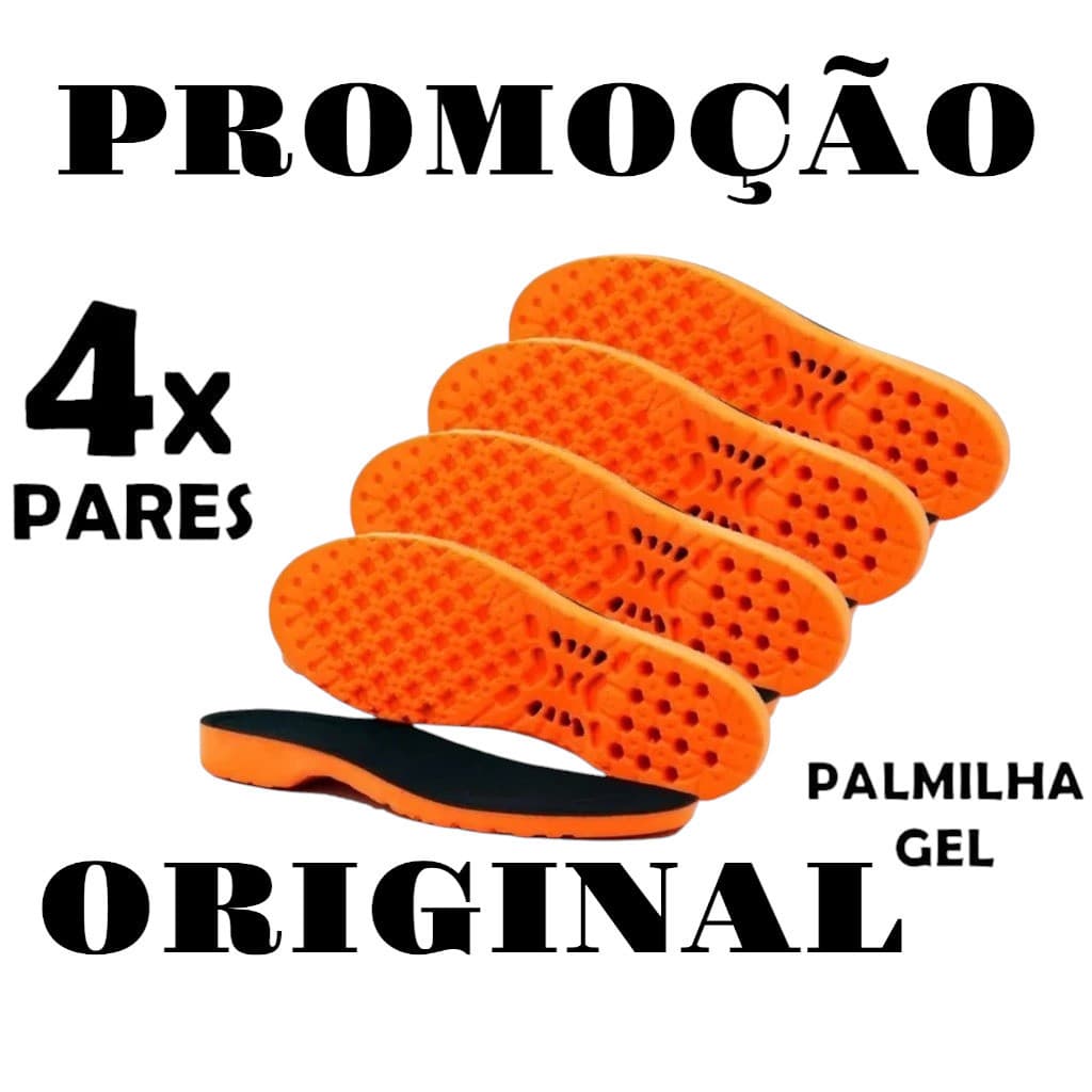 Palmilha de Gel P.u Confortável Macia Ideal Para Quem Trabalha em Pé Durante Muitas Horas