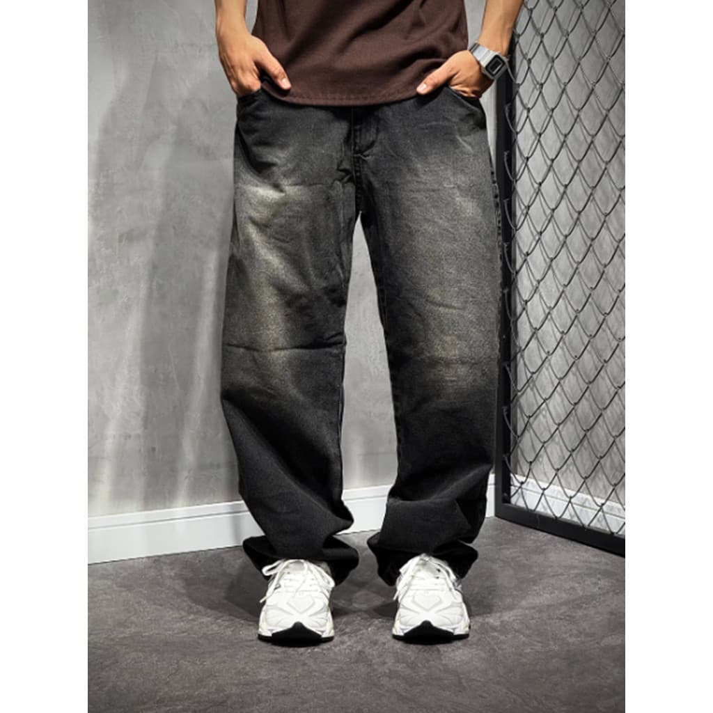 Calça Baggy Balão Jeans Masculina Streetwear