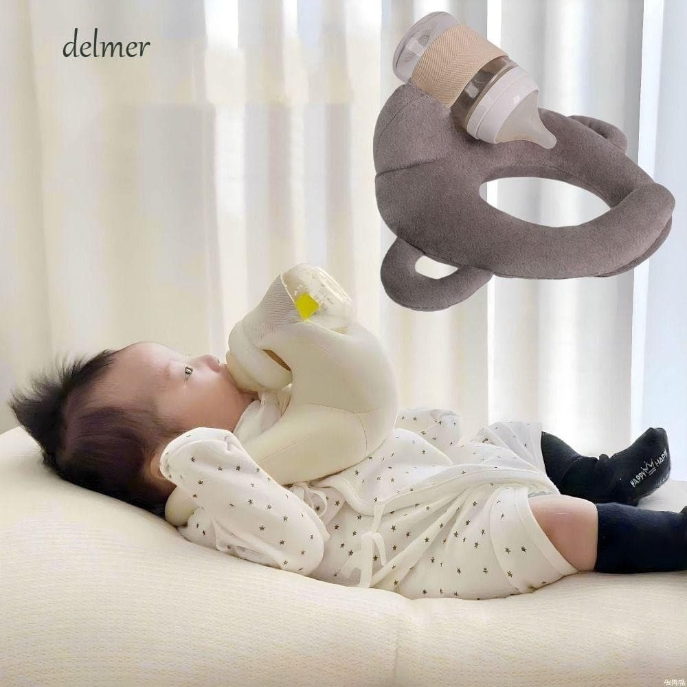 Suporte Para Mamadeira Com Alimentação Automática DELMER , Travesseiro Ajustável De Recém-Nascidos Alça Lateral De 2 Lad