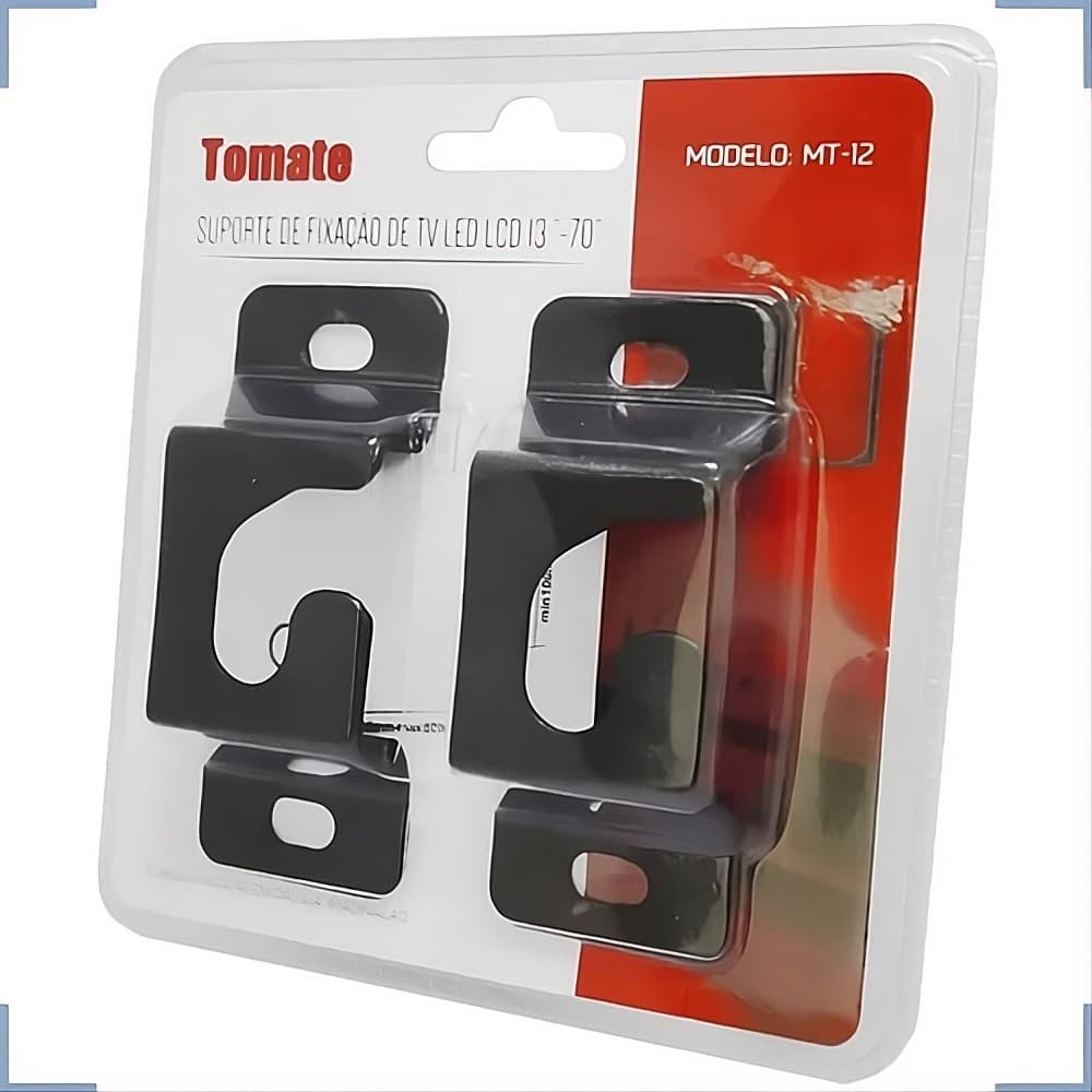 SUPORTE FIXO UNIVERSAL PARA TV 13 A 70 POLEGADAS ATÉ 60KG AÇO CARBONO RESISTENTE FÁCIL INSTALAÇÃO