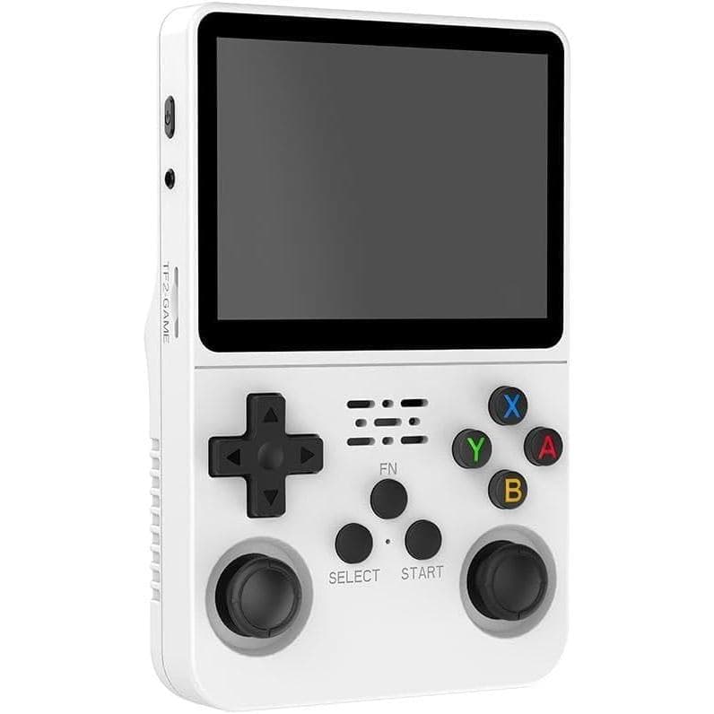 Console Portátil Retrô R36S Linux Tela IPS 3.5" c/ Cartão TF White