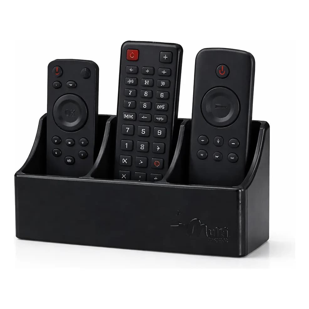 Suporte Parede Controle Tv Remoto Multiuso Organizador Adesivo Sem Furos