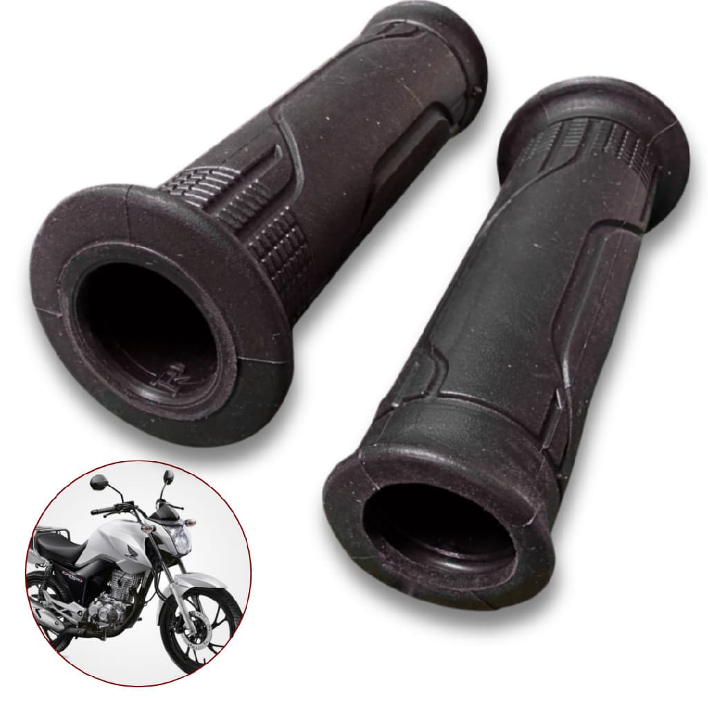 Par Manopla Luva De Punho Guidão Moto CB Twister Cargo 160 Titan