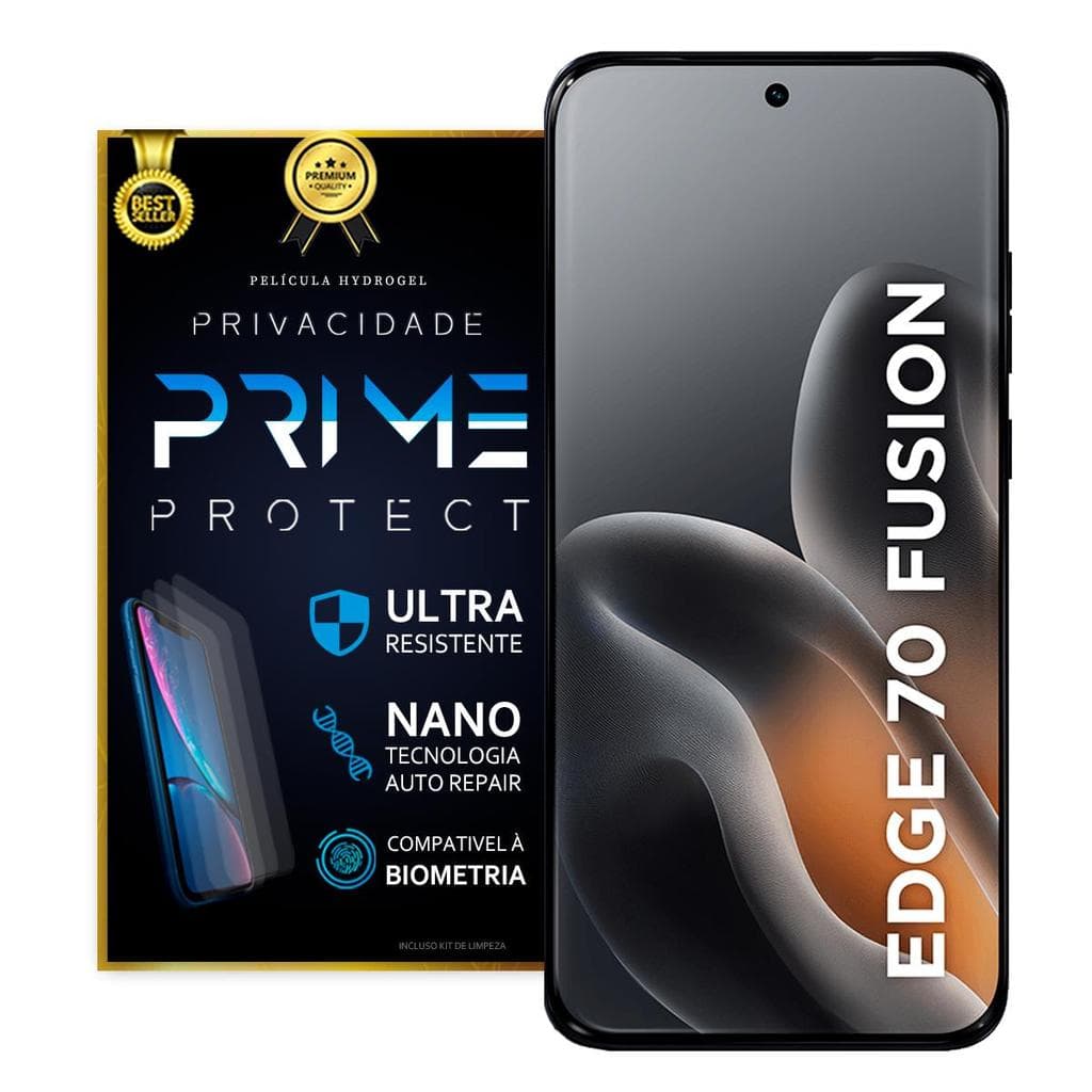 Película Hidrogel Frontal Moto Edge 70 Fusion Privacidade