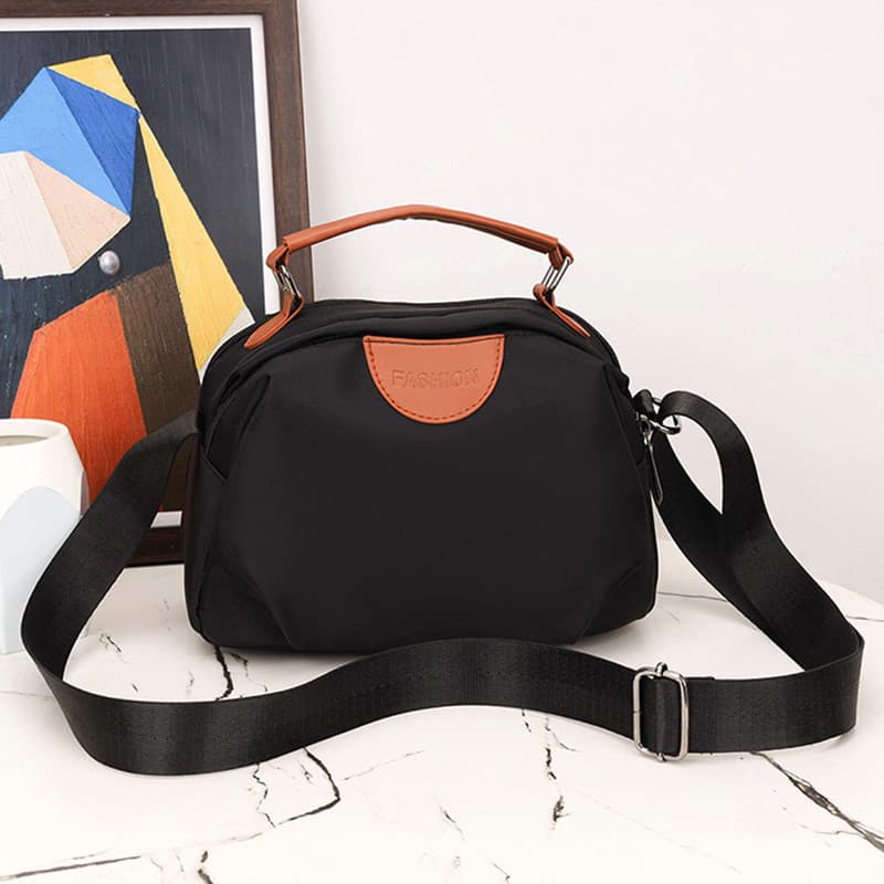 2025 novo estilo multi-camada saco do mensageiro Casual All-Match multi-bolso portátil saco de pano repelente de água um