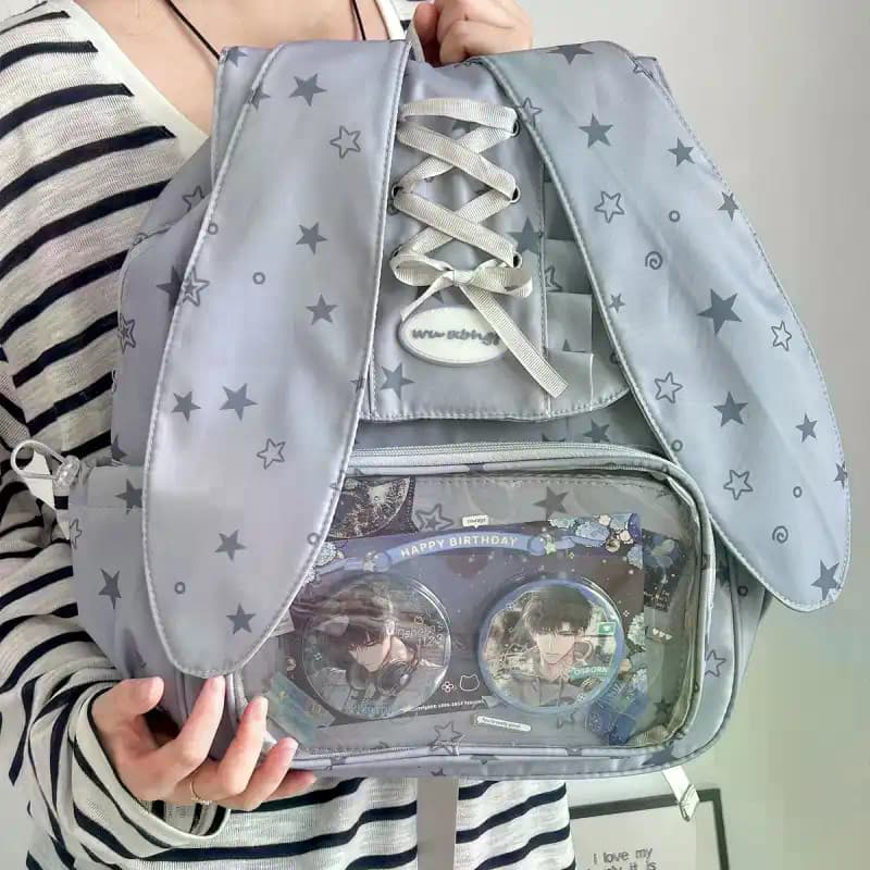 Escola Feminina Boa Aparência Diária Versátil Mochila Dor Bidimensional Estudante Coreano