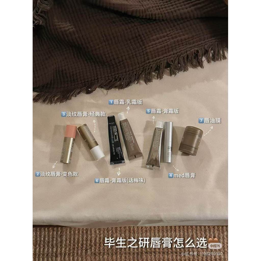 Nova máscara intensiva de óleo labial!Life Research Creme labial com cafeína/bálsamo labial para linhas claras/bálsamo l