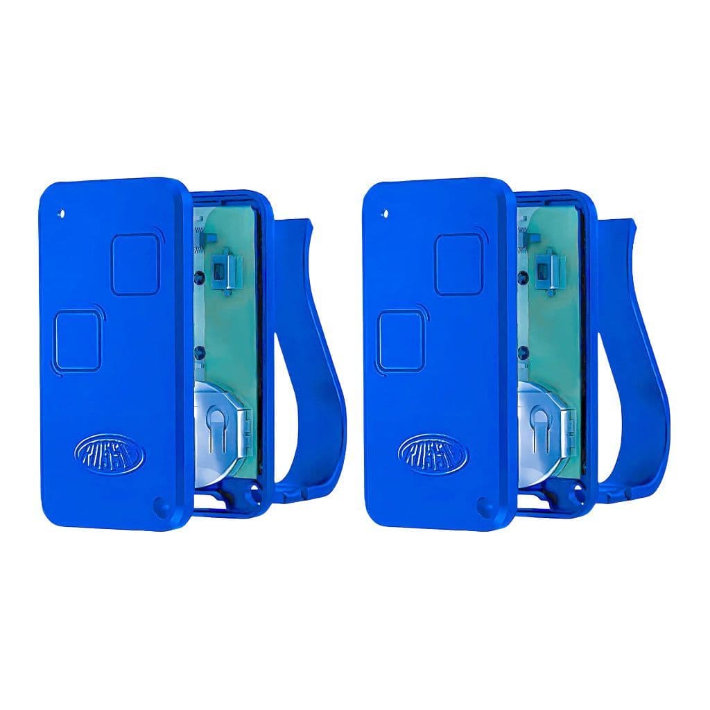 Kit 2un Controle Transmissor 433 MHZ CT NTX HCS Azul Rossi