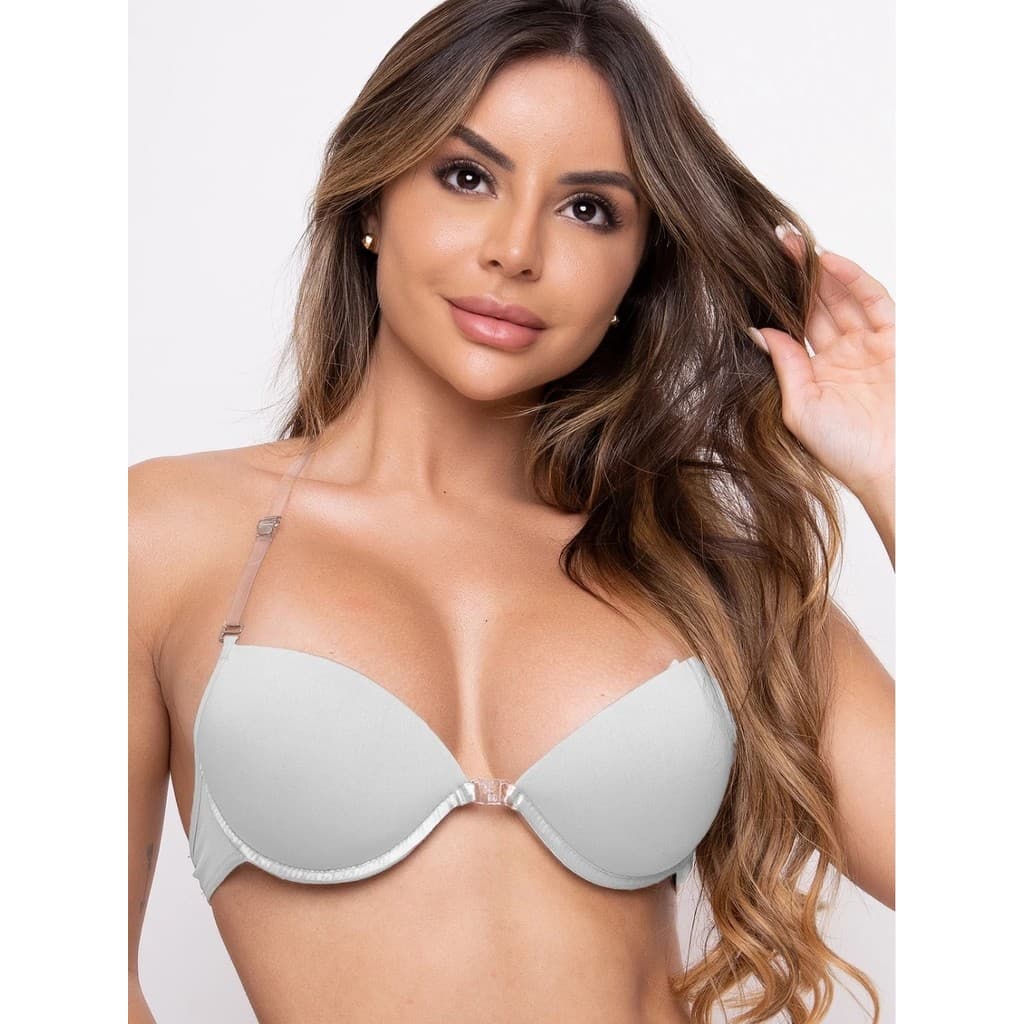 Sutiã Soutien com Bojo Costa Nua Alça Fixa Confortável e Modelagem Perfeita