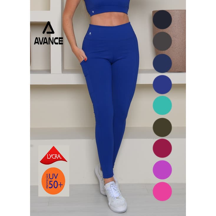 LEGGING C/BOLSO POLIAMIDA GROSSA UV50+ REF:032