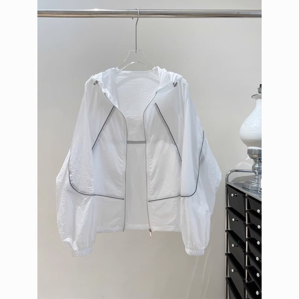 Roupas Respiráveis De Proteção Solar Para Mulheres , Jaqueta Versátil Solta Fina De Verão