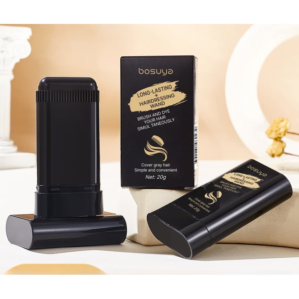Bastão de cabeleireiro beleza retoque cor do cabelo capa cabelo branco portátil suave tingimento vara